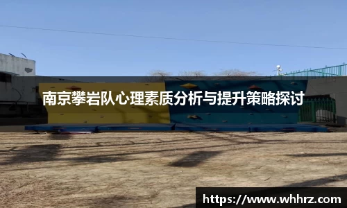 南京攀岩队心理素质分析与提升策略探讨